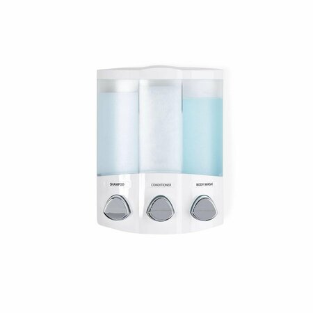 Better Living Euro Clear White ABS plastic Lotion/Soap Dispenser 76354-1